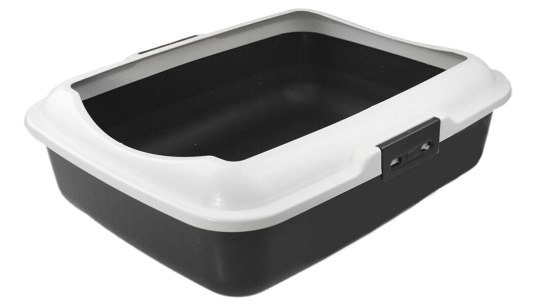 YES4PETS 2 Piece Assorted Colour Portable Cat Litter Box Tray