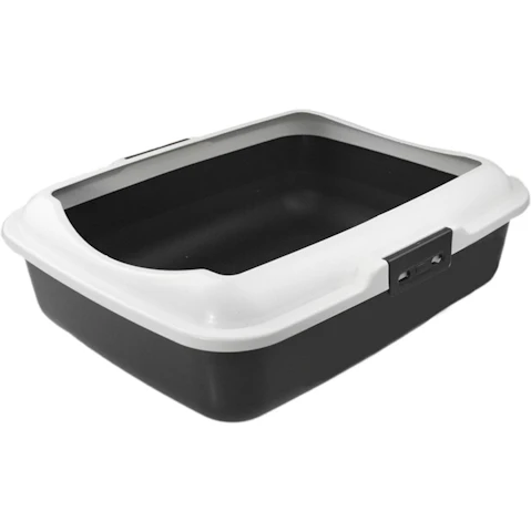 YES4PETS 2 Piece Assorted Colour Portable Cat Litter Box Tray