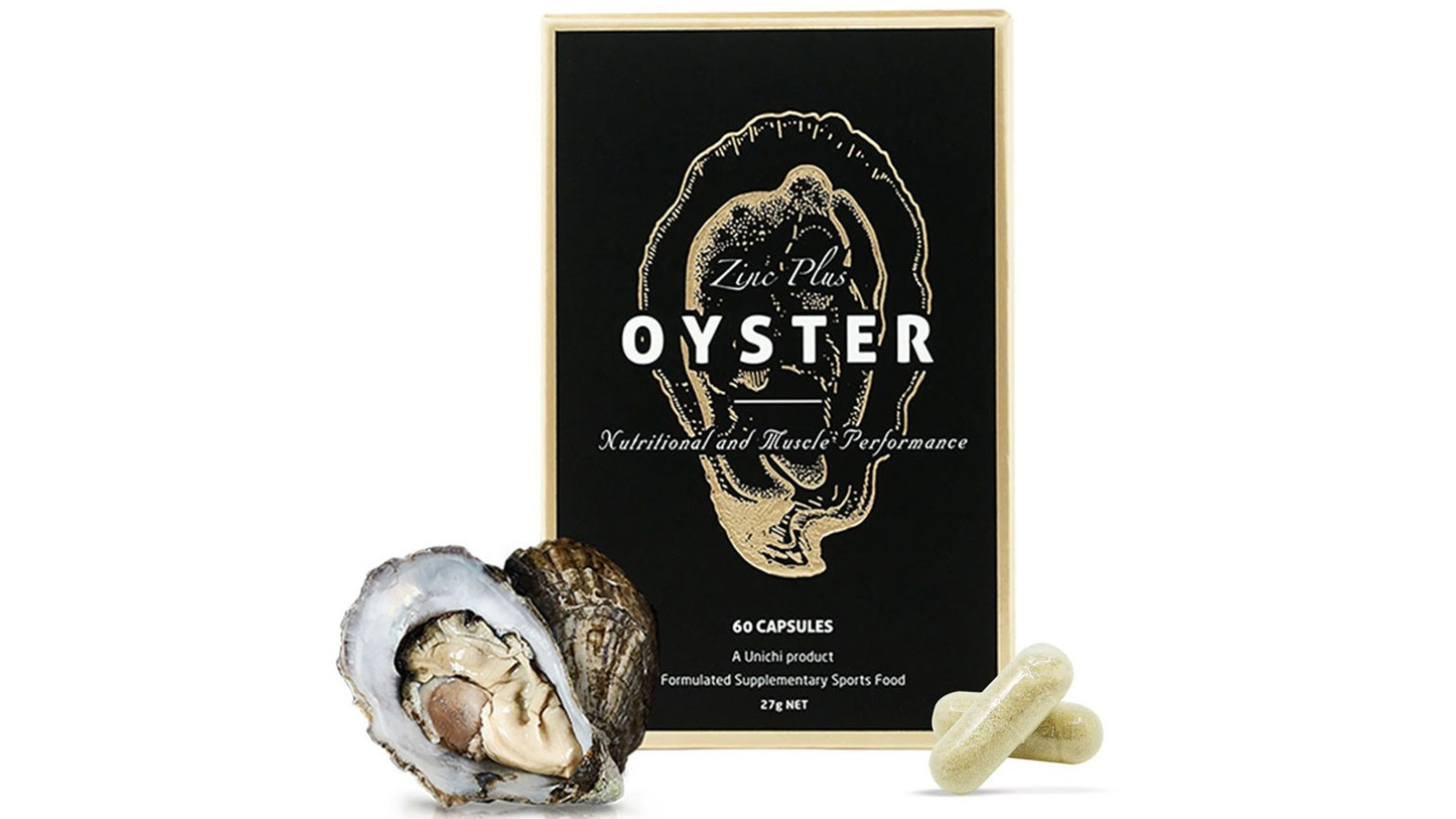 Unichi Oyster Extract Plus Zinc - 60 Capsule