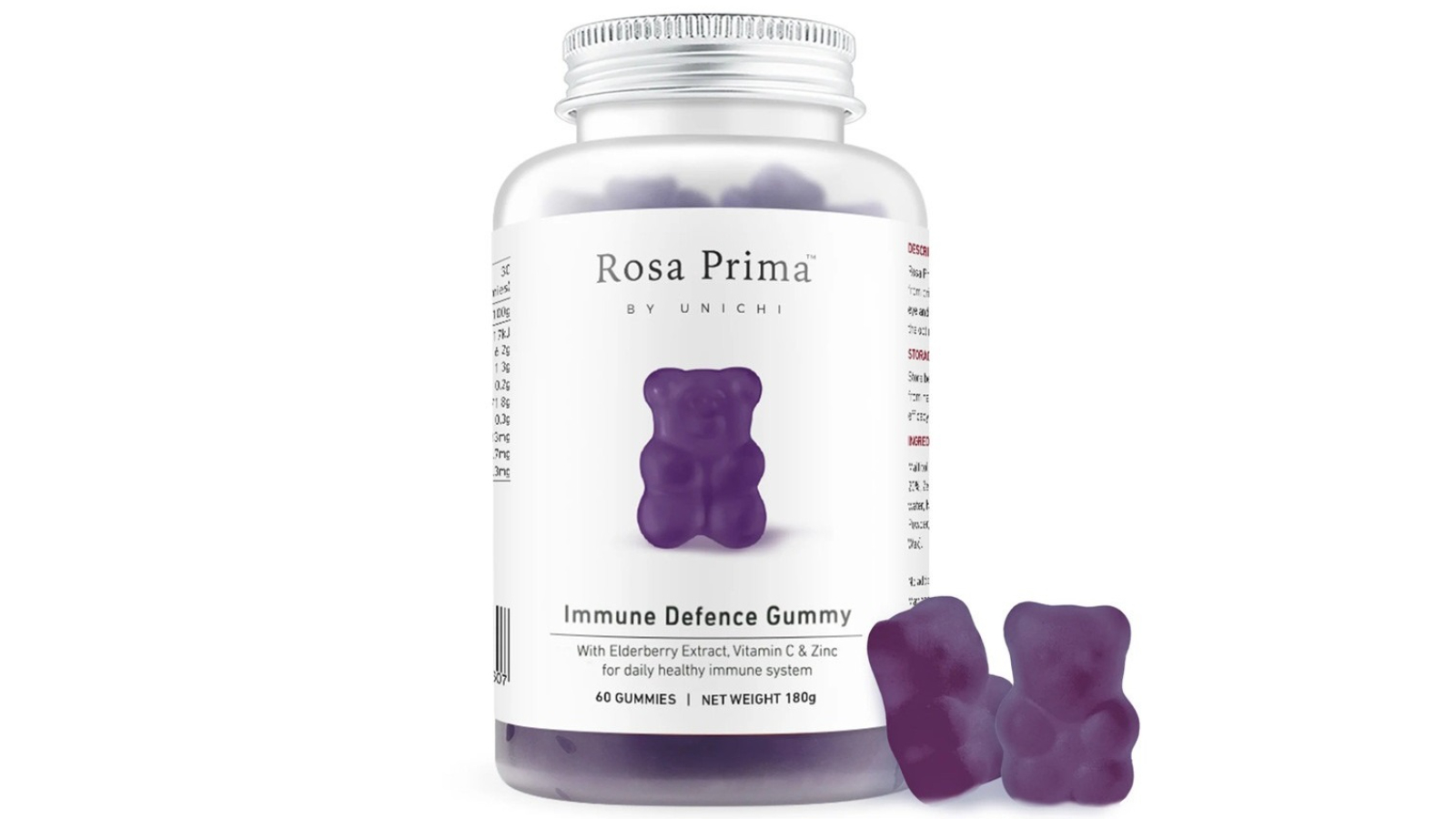 Unichi Rosa Prima Immune Defence - 60 Gummy