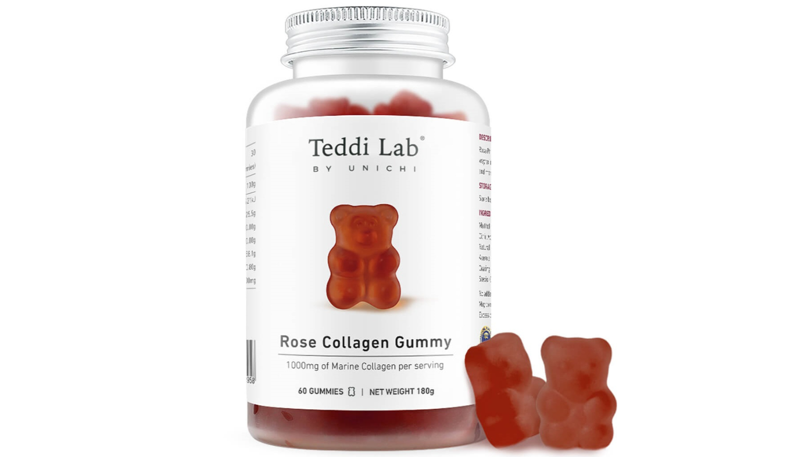 Unichi Rosa Prima Rose Collagen - 60 Gummy