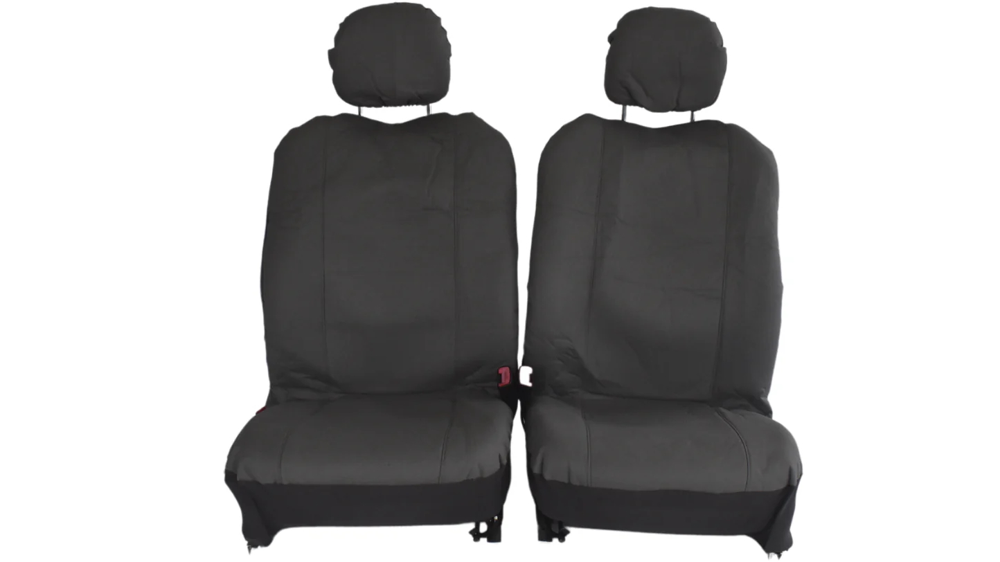 My Car Universal Size Canvas Seat Cover - Grey