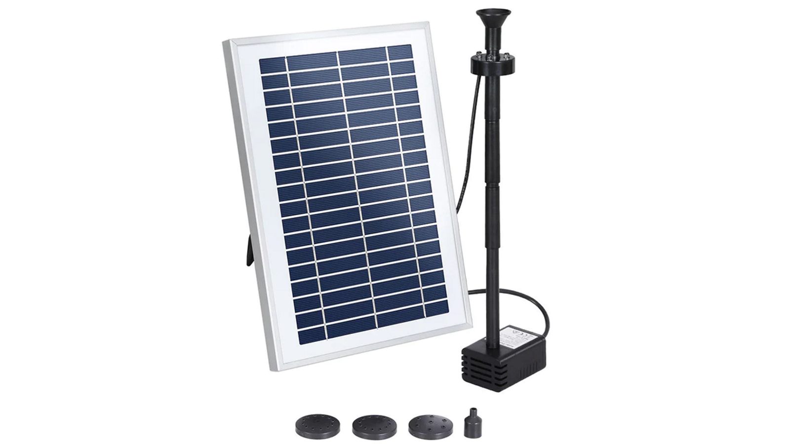 Gardeon Solar Pond Pump with Battery LED Lights - 4.4ft