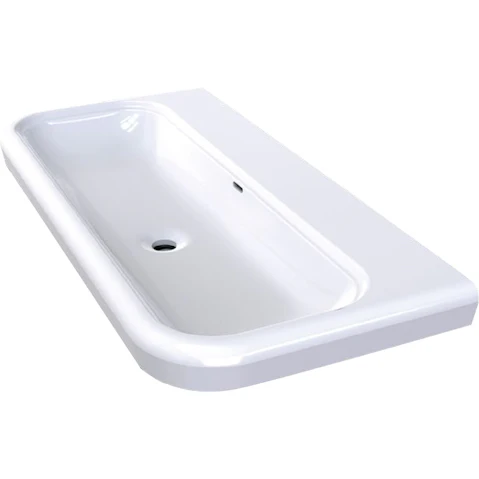 Victoria + Albert Lario 100 Solo Semi Recessed Basin with 1 Tap Hole