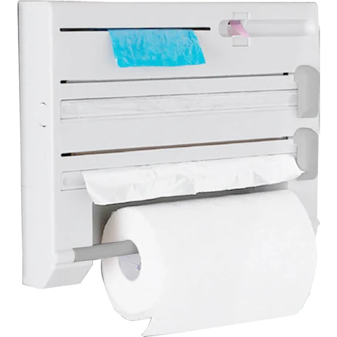 6 in 1 Wall Mount Kitchen Towel Dispenser