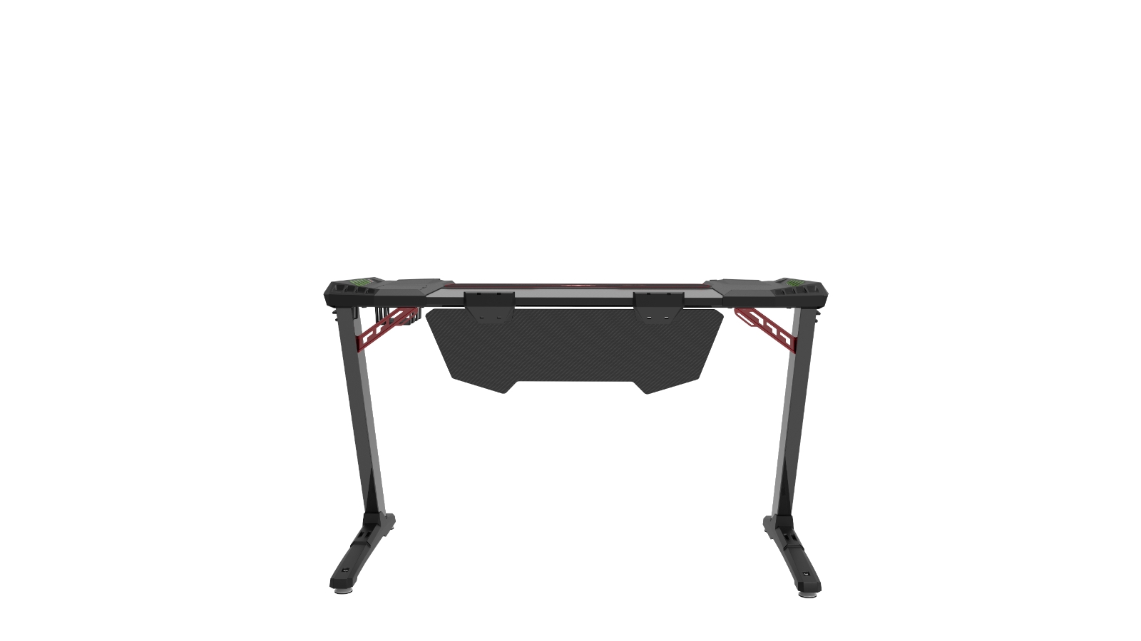 Eureka Ergonomic PC Gaming Desk Black Harvey Norman