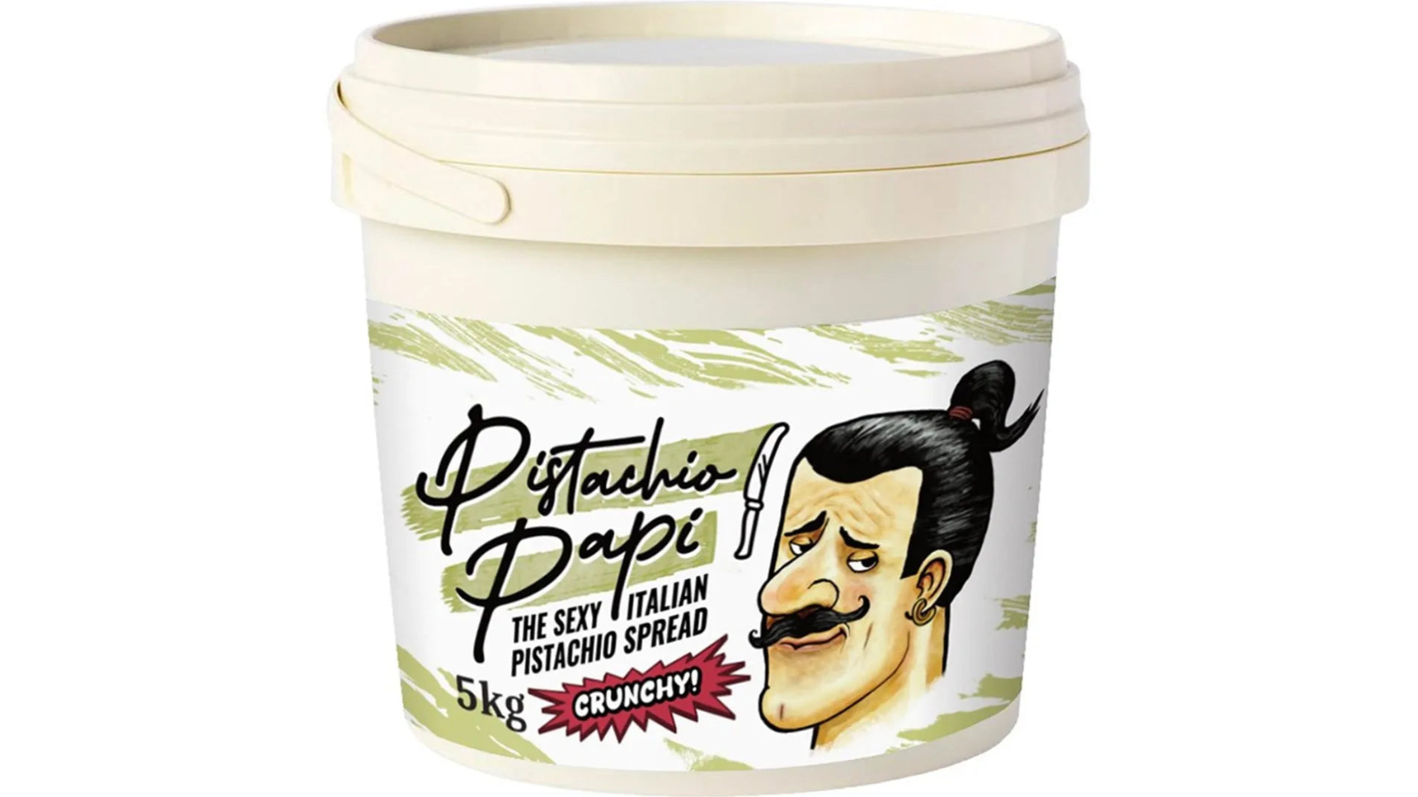 Pistachio Papi Crunchy Italian Spread Tub - 5kg | Harvey Norman
