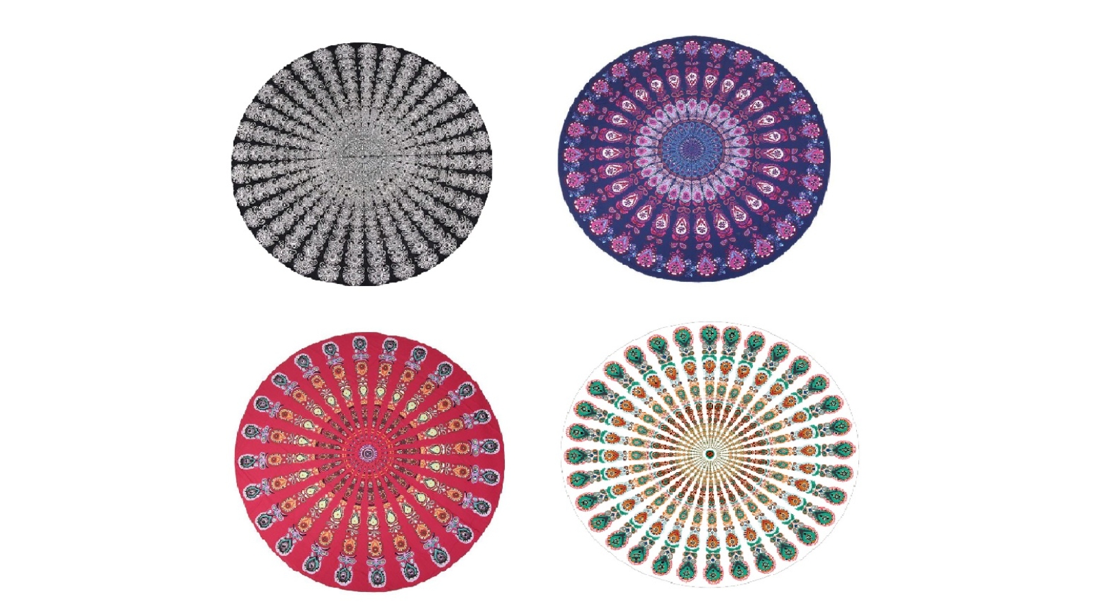 TODO Luxury Edition Digital Print Beach Throw Yoga