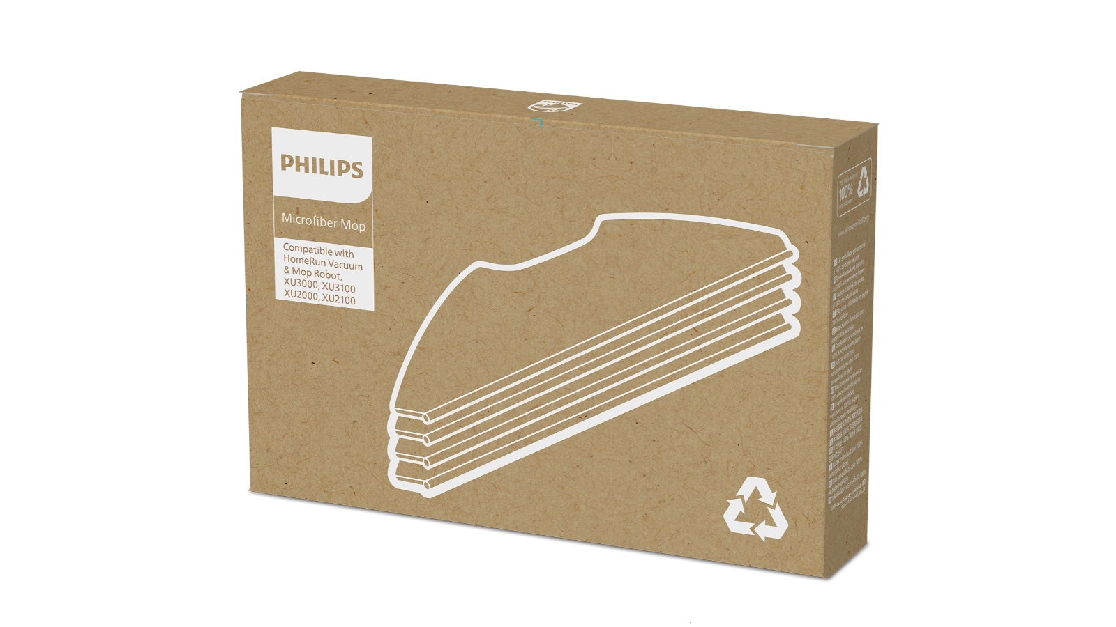 Philips Mopd Pads for HomeRun 2000 & 3000 Series - White