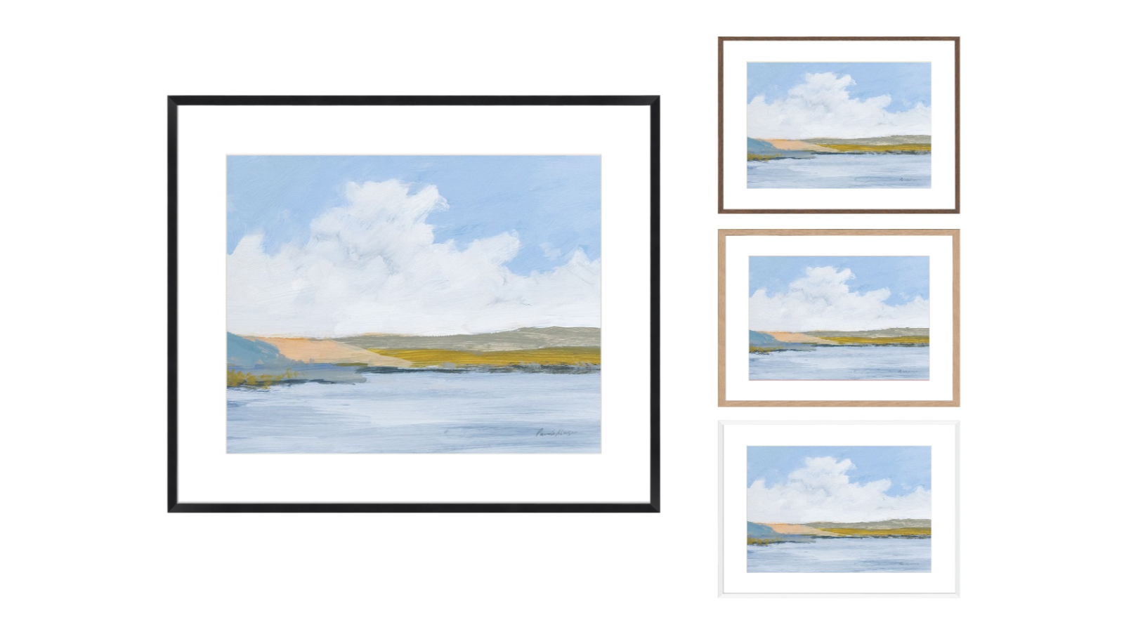 La Grolla The River Frame Wall Art