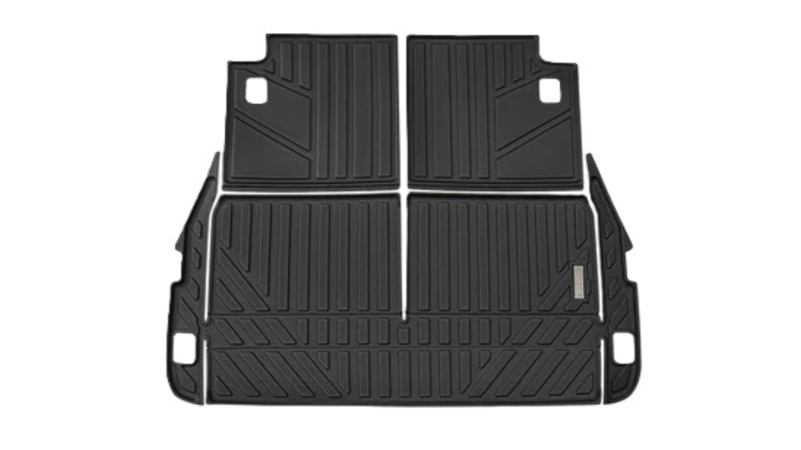 AUSGO Boot Liner Cargo Mat for Lexus LX Series LX500d LX600 2021-Onwards 7 Seater - 3-Piece
