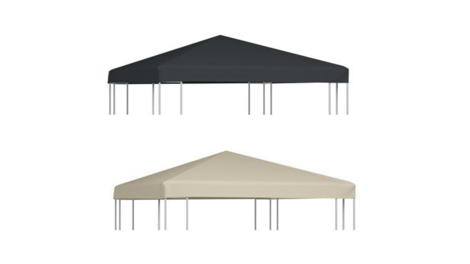 vidaXL 310 g/m² 3 x 3 m Gazebo Top Cover