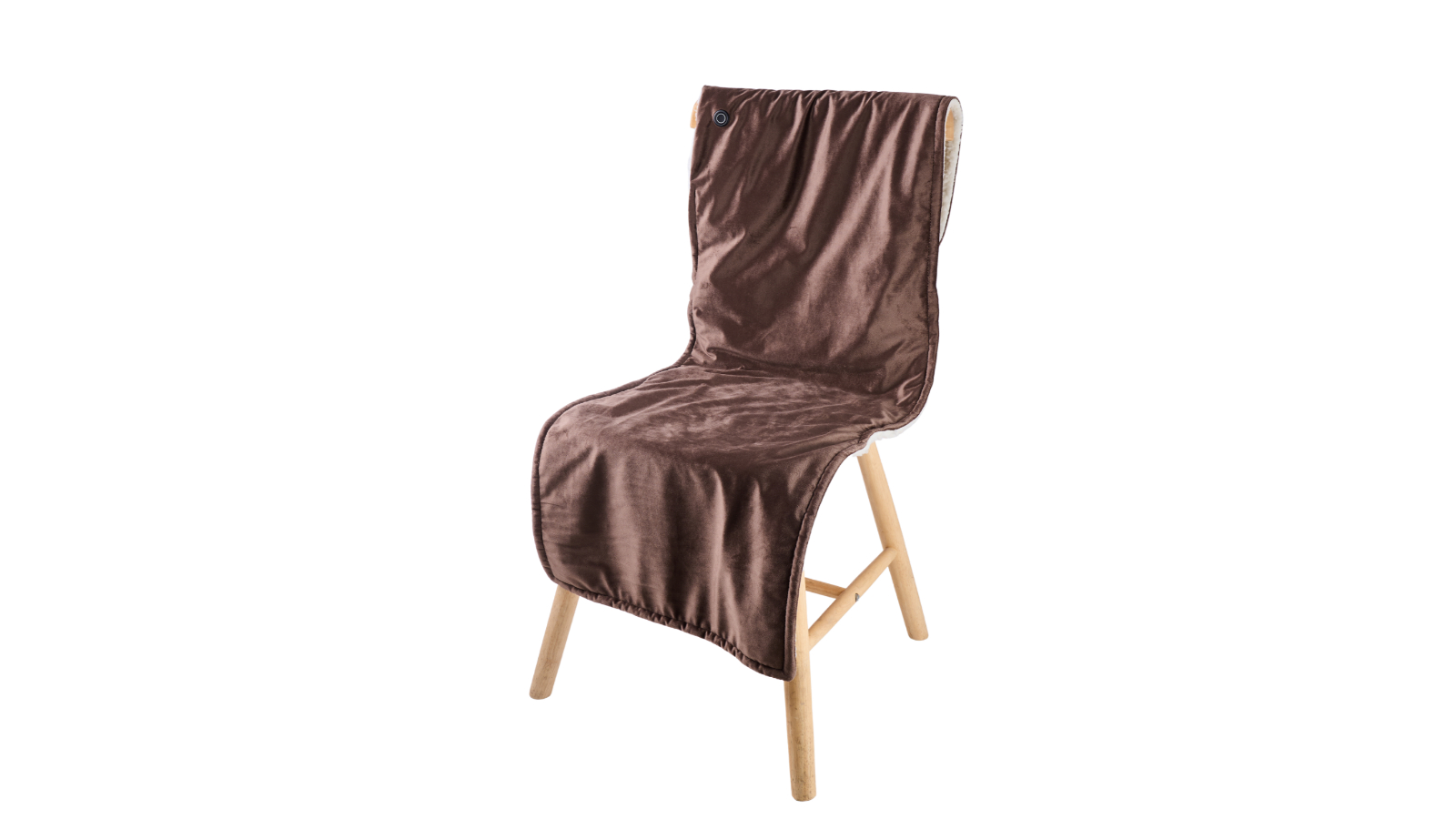 Goldair Heated Chair Rug with Powerbank - Brown
