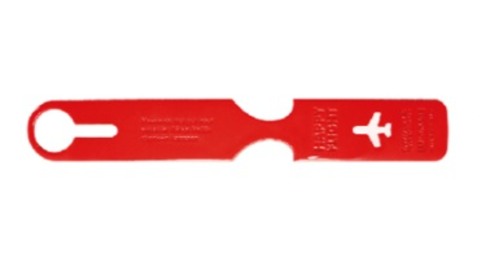 AlifeDesign HF Petit Luggage Tag - Red