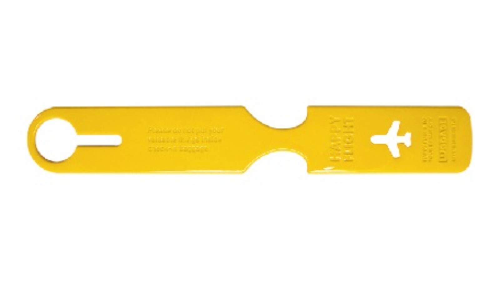 AlifeDesign HF Petit Luggage Tag - Yellow