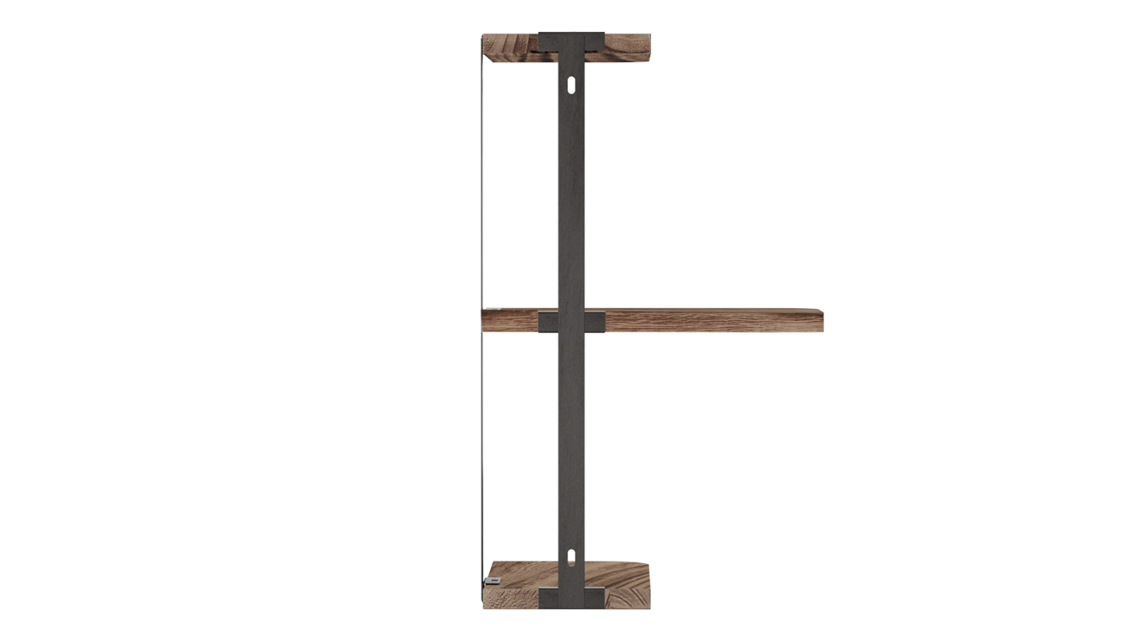 Artiss Floating Wall Shelves with Hooks Harvey Norman