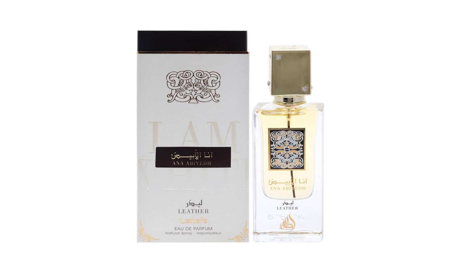 Lattafa 60ml Ana Abiyedh Leather EDP Spray - Unisex