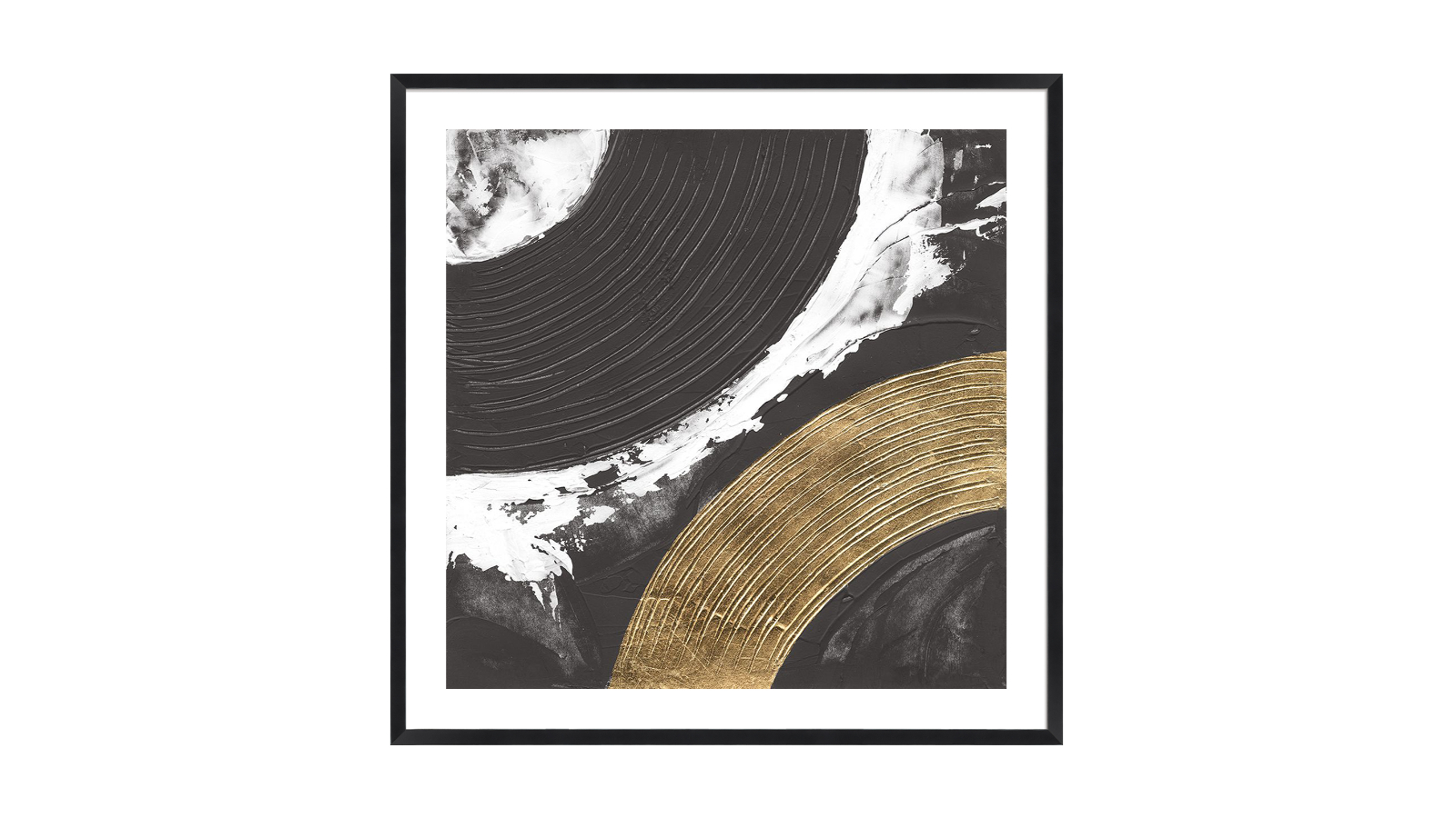 La Grolla Urban Rainbow II Black Frame Wall Art - 94 x 94cm