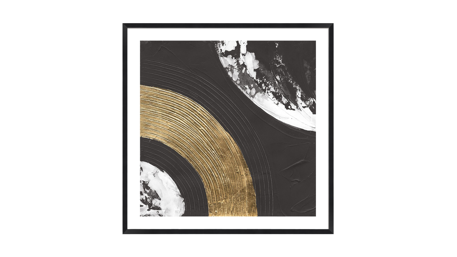 La Grolla Urban Rainbow III Black Frame Wall Art - 74 x 74cm