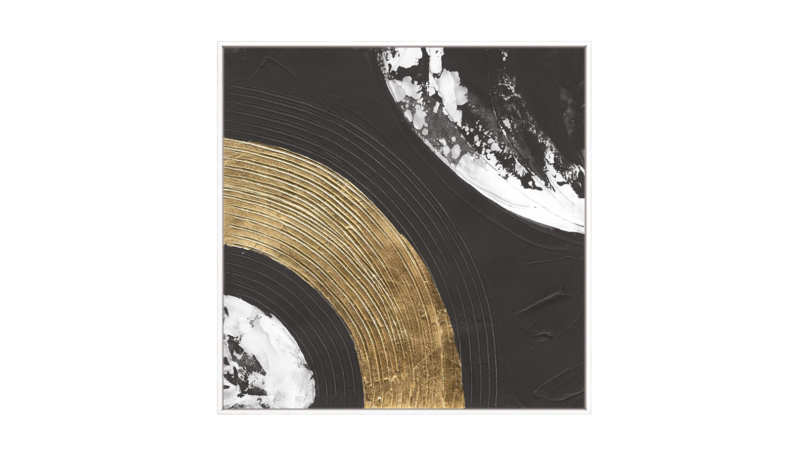 La Grolla Urban Rainbow III White Gallery Wall Art - 87 x 87cm