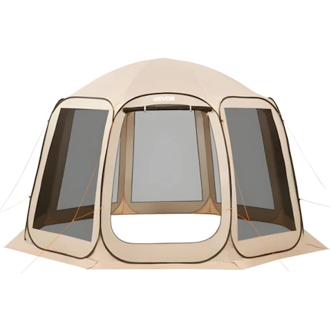 Vevor Pop-Up Extended Awning Screen Tent - 366 x 338 x 230cm