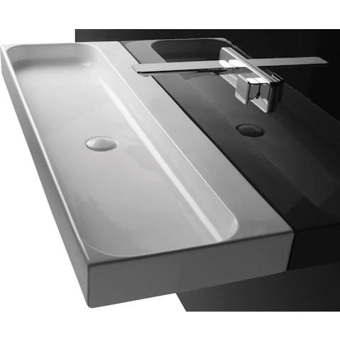 Studio Bagno Unit 120 Bench/Wall Basin with No Tap Hole