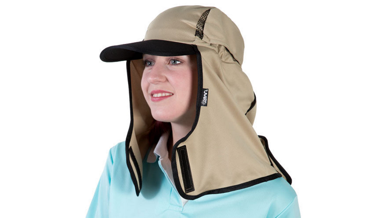 Uveto Kalahari Micro Mesh UV Legionnaire Hat and Neck Shade - Camel