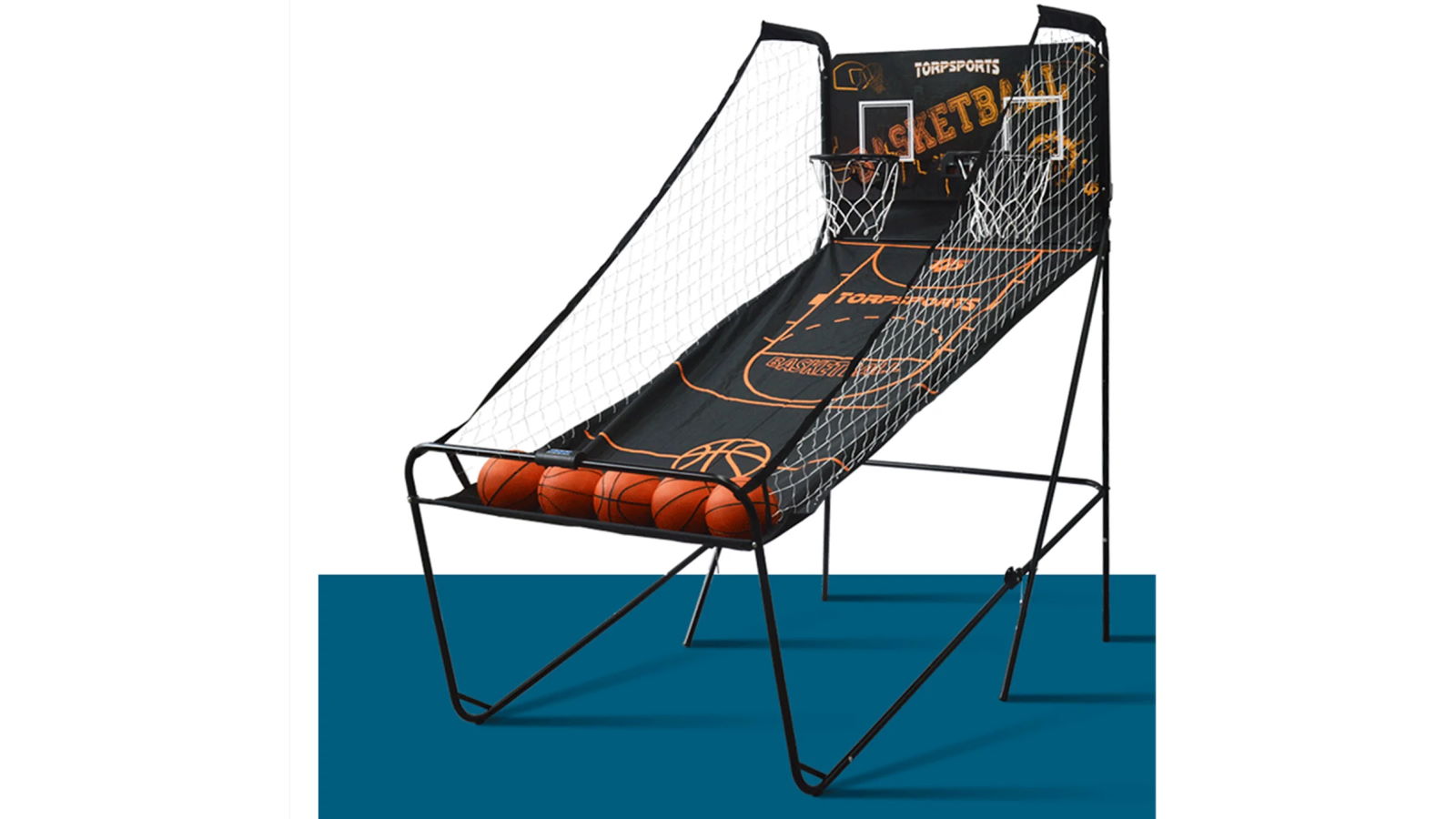 Usports Foldable Electronic Basketball Arcade Game for 2 Players