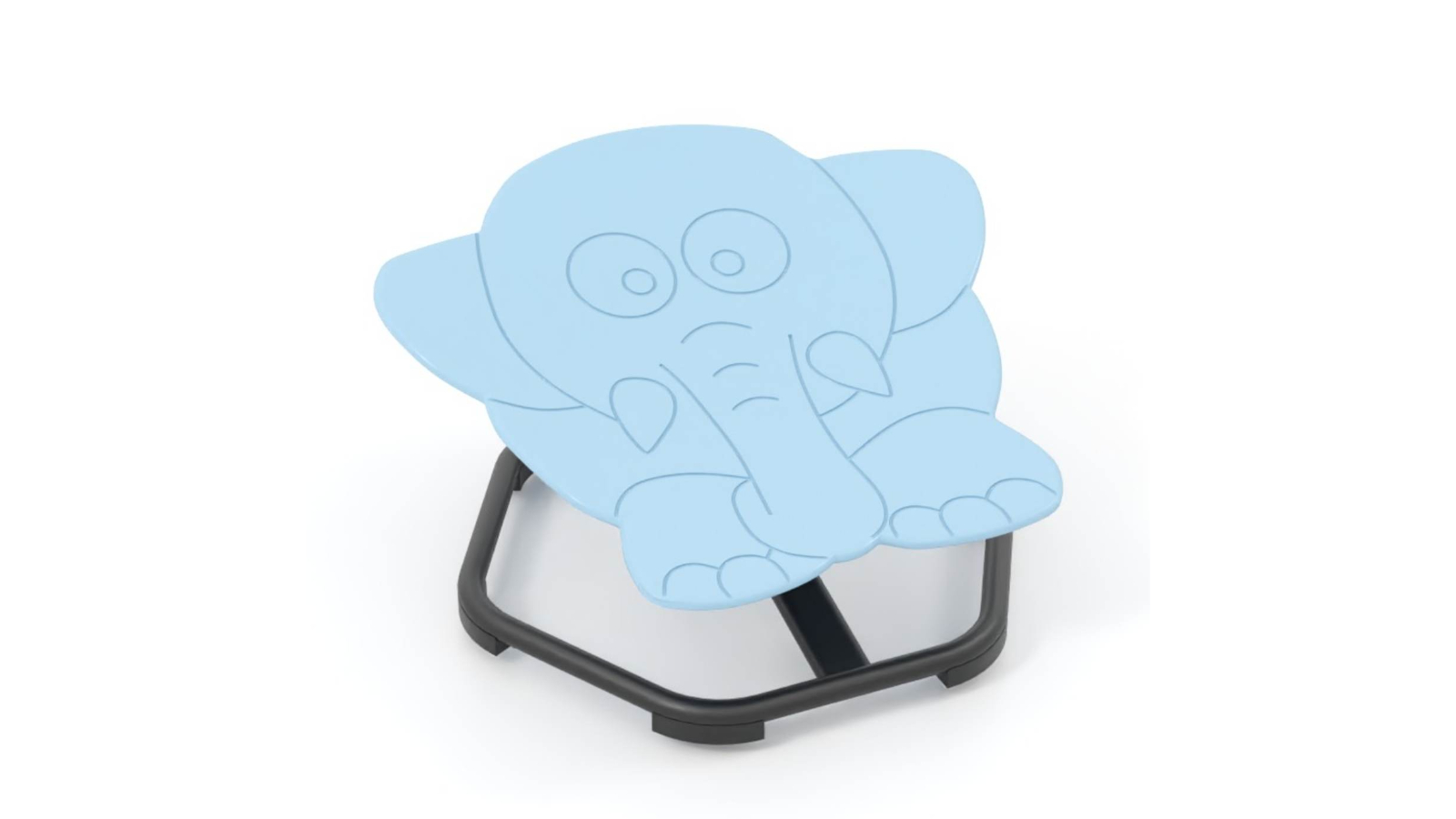 Costway Kids Elephant Swivel Chair 360 Sit and Spin Toy with Non-Slip Base
