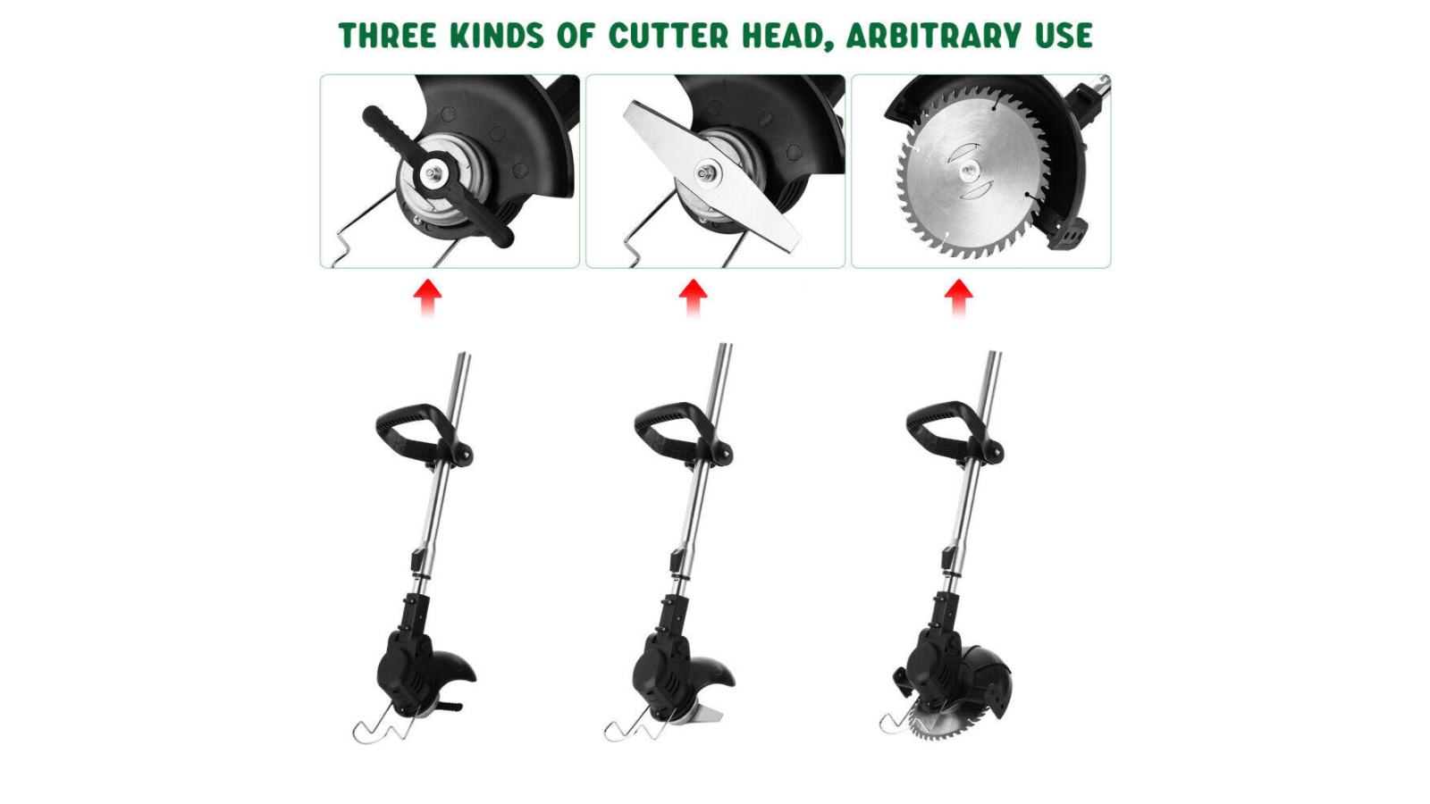 YS 3-in-1 Cordless Grass Trimmer Lawn Cutter Whipper with 1 Battery ...