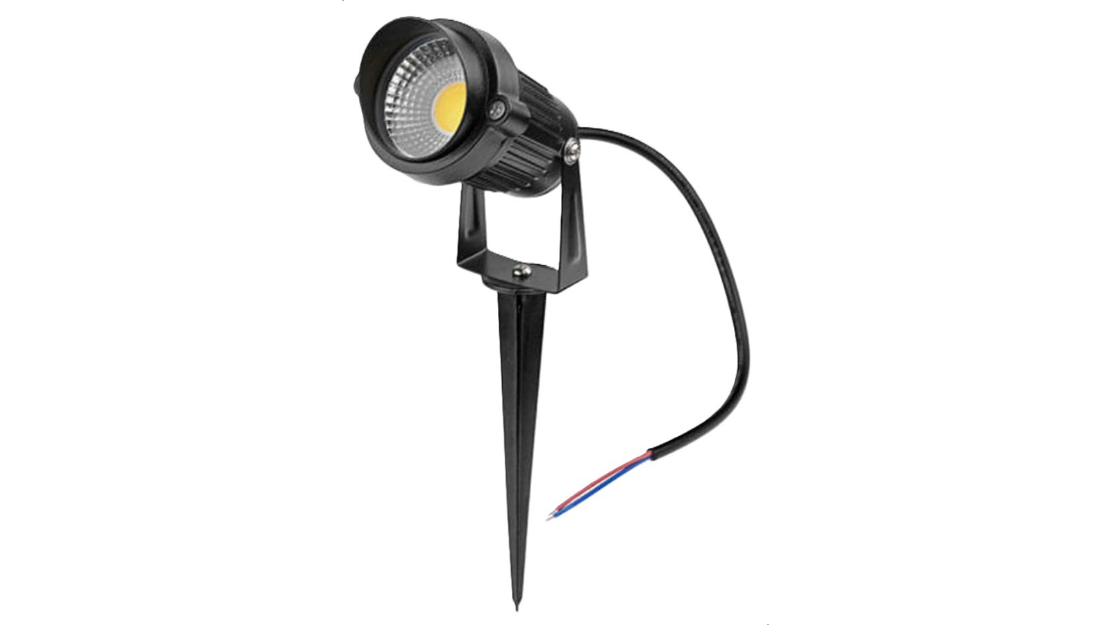 YS 10 Piece 12V Waterproof Landscape LED Spotlight - Warm Light