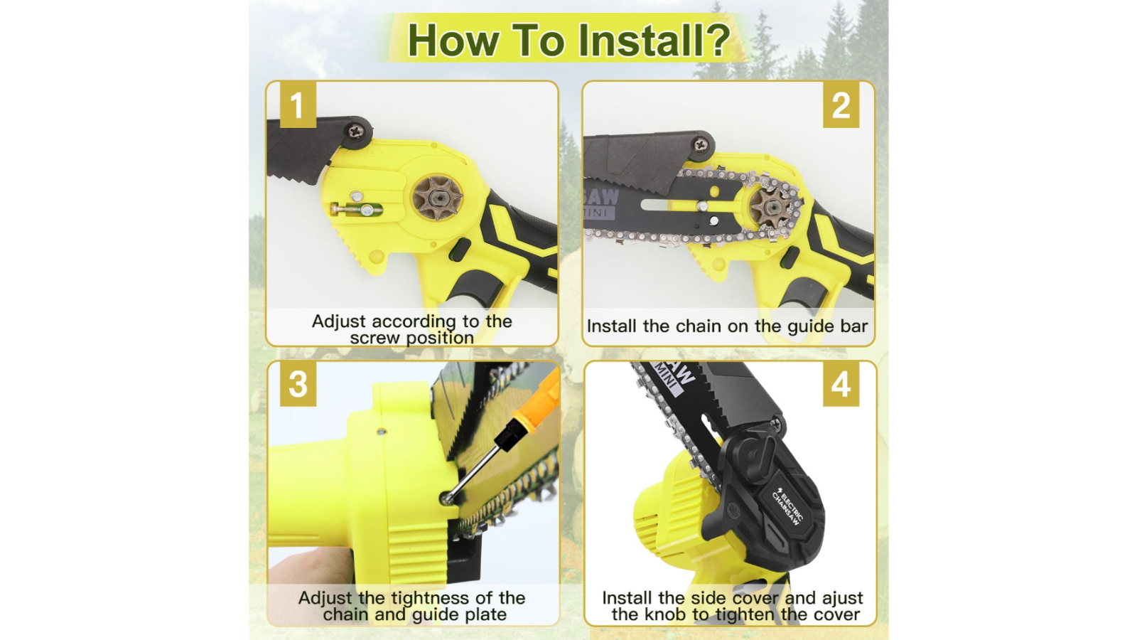 YS 8inch 36V Electric Cordless Wood Cutter | Harvey Norman