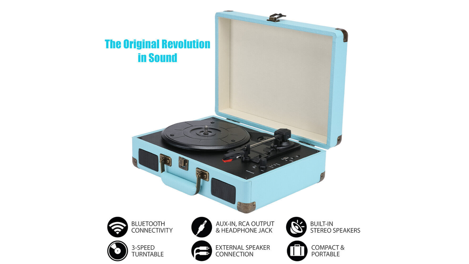 Vinyl Record Players Vintage Turntable With Speakers | Ubuy