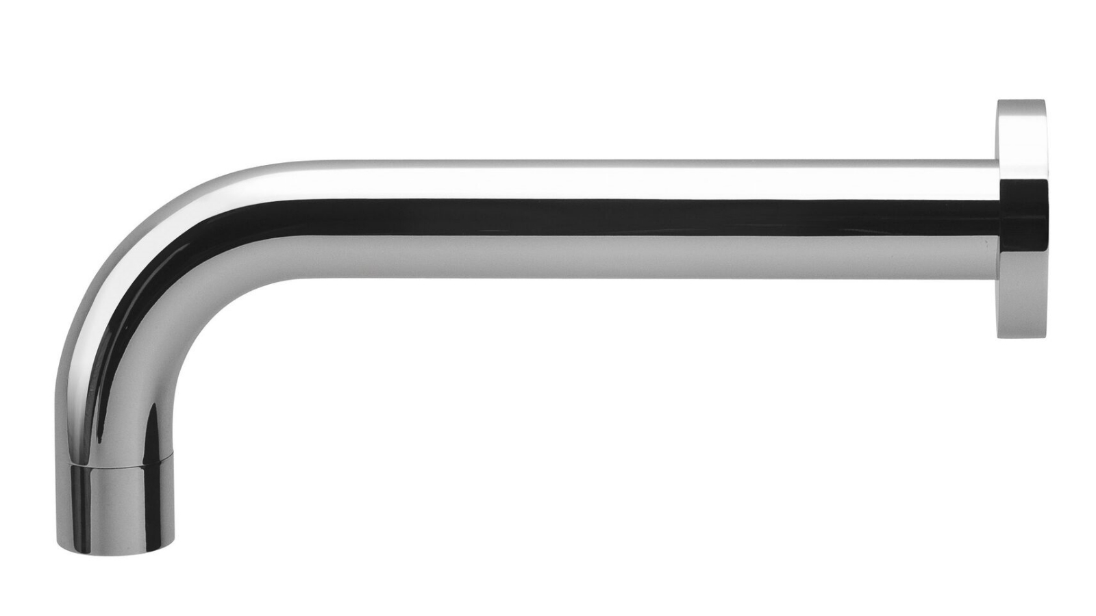 Phoenix Vivid 200mm Curved Wall Basin Outlet - Chrome