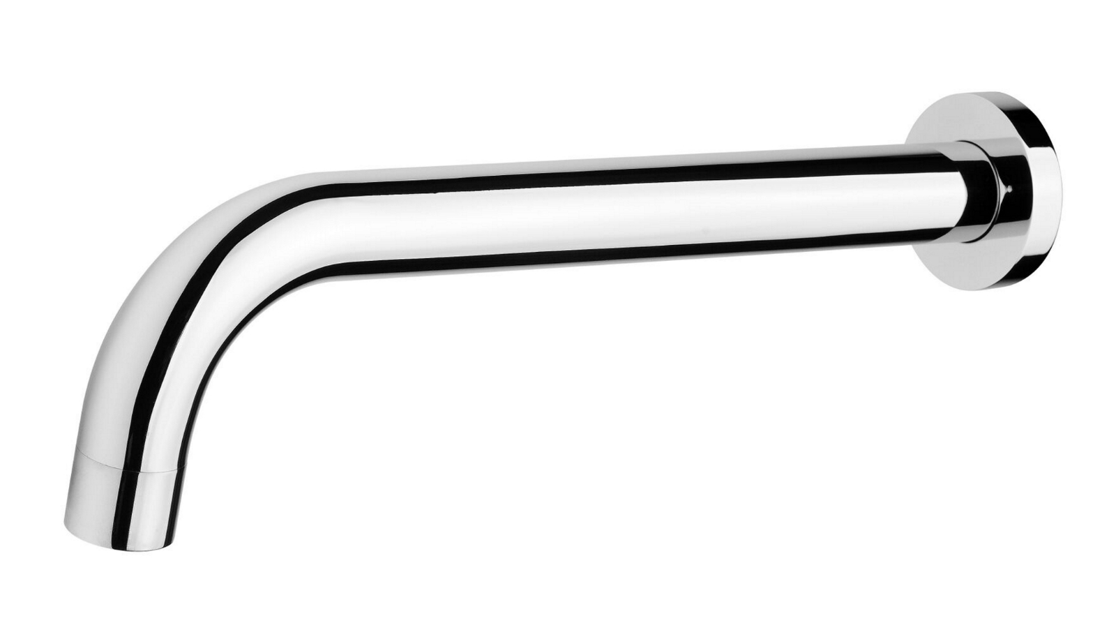 Phoenix Vivid 250mm Curved Wall Basin Outlet - Chrome