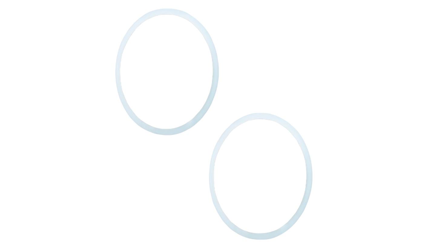 La Bella Set of 2 Anti-Fog Round Wall Mirror - 50cm