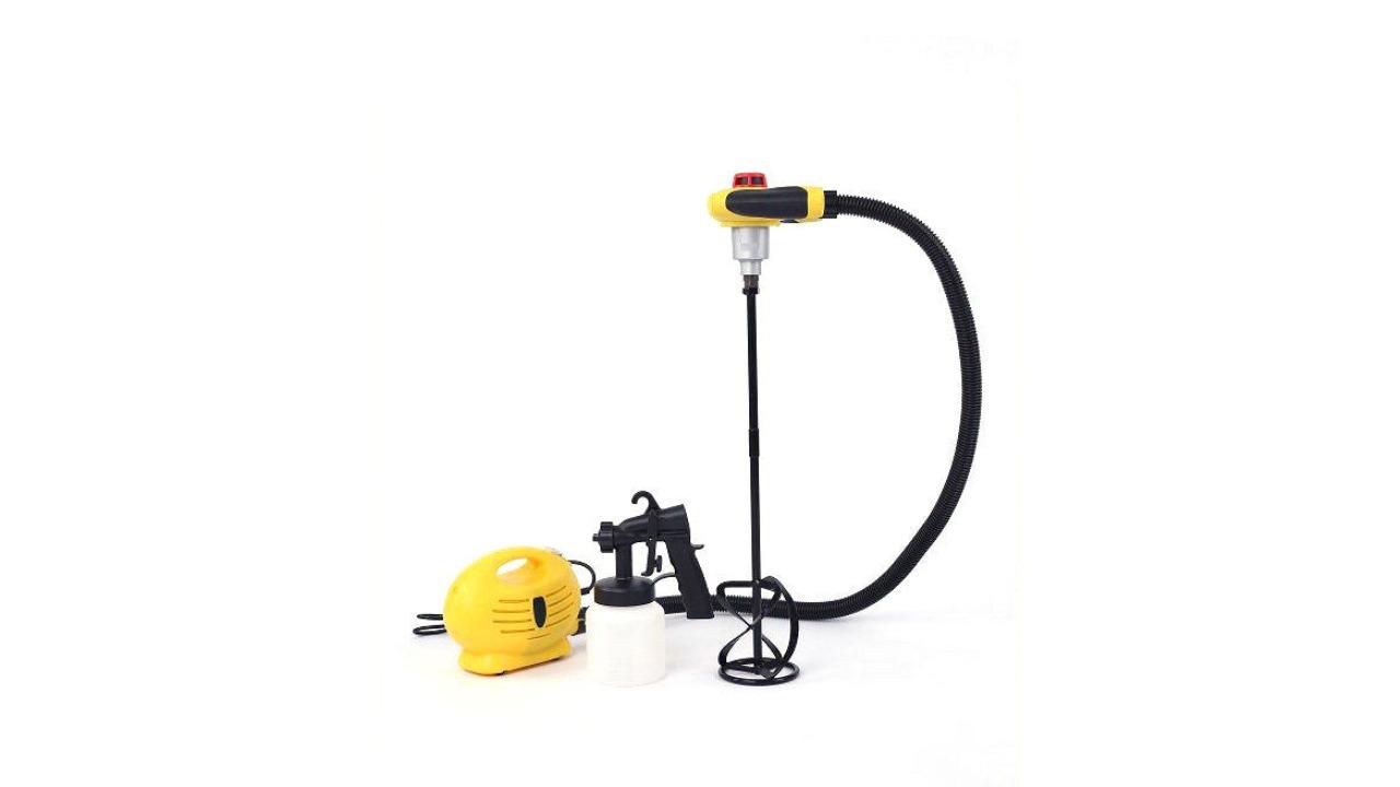 YS 2-in-1 800ml Handheld High Speed Paint Mixer Spray Gun 
