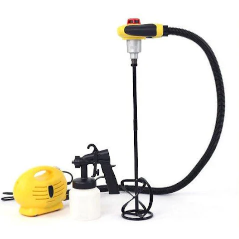 YS 2-in-1 800ml Handheld High Speed Paint Mixer Spray Gun