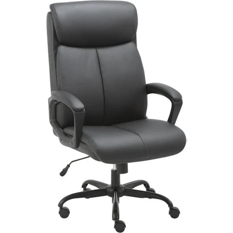 YS Leather High-Back Office Chair