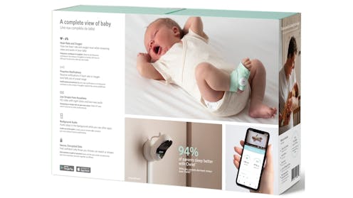 Owlet Smart Sock and Baby Monitor Camera Duo Bundle Harvey Norman