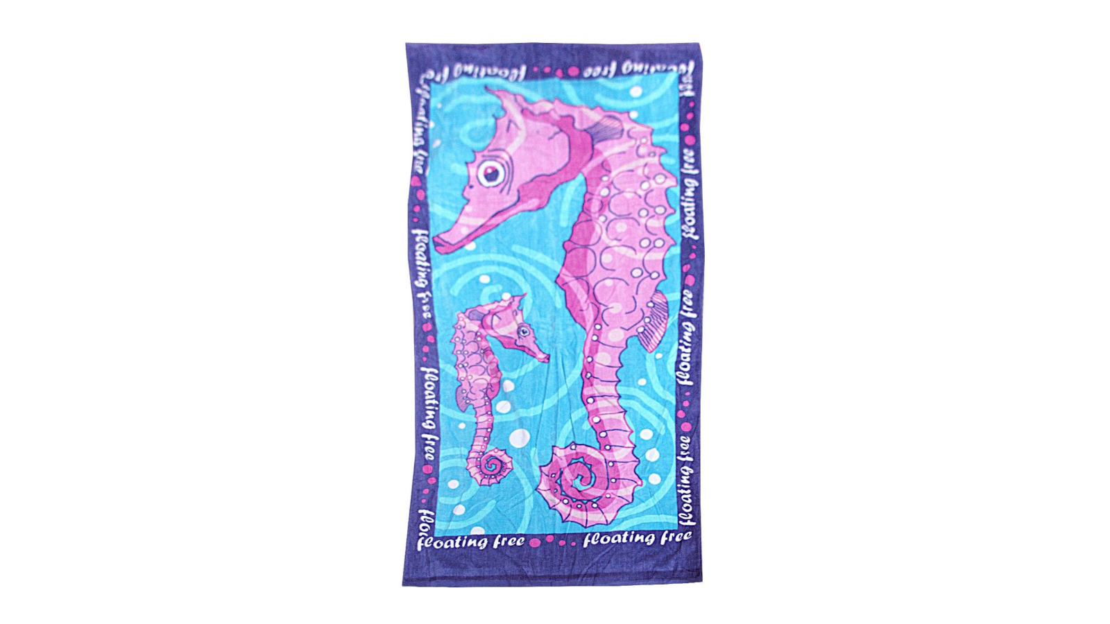 Appleby and Co 2-in-1 Extra Seahorse Large Beach Towel N Bag - 78 x 162cm