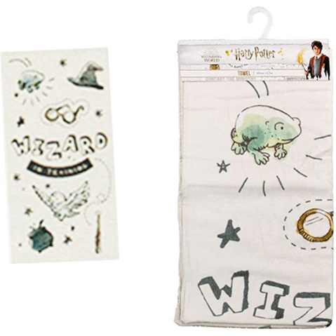 Caprice Harry Potter Wizard in Training Cotton Beach Towel - 60 x 120cm