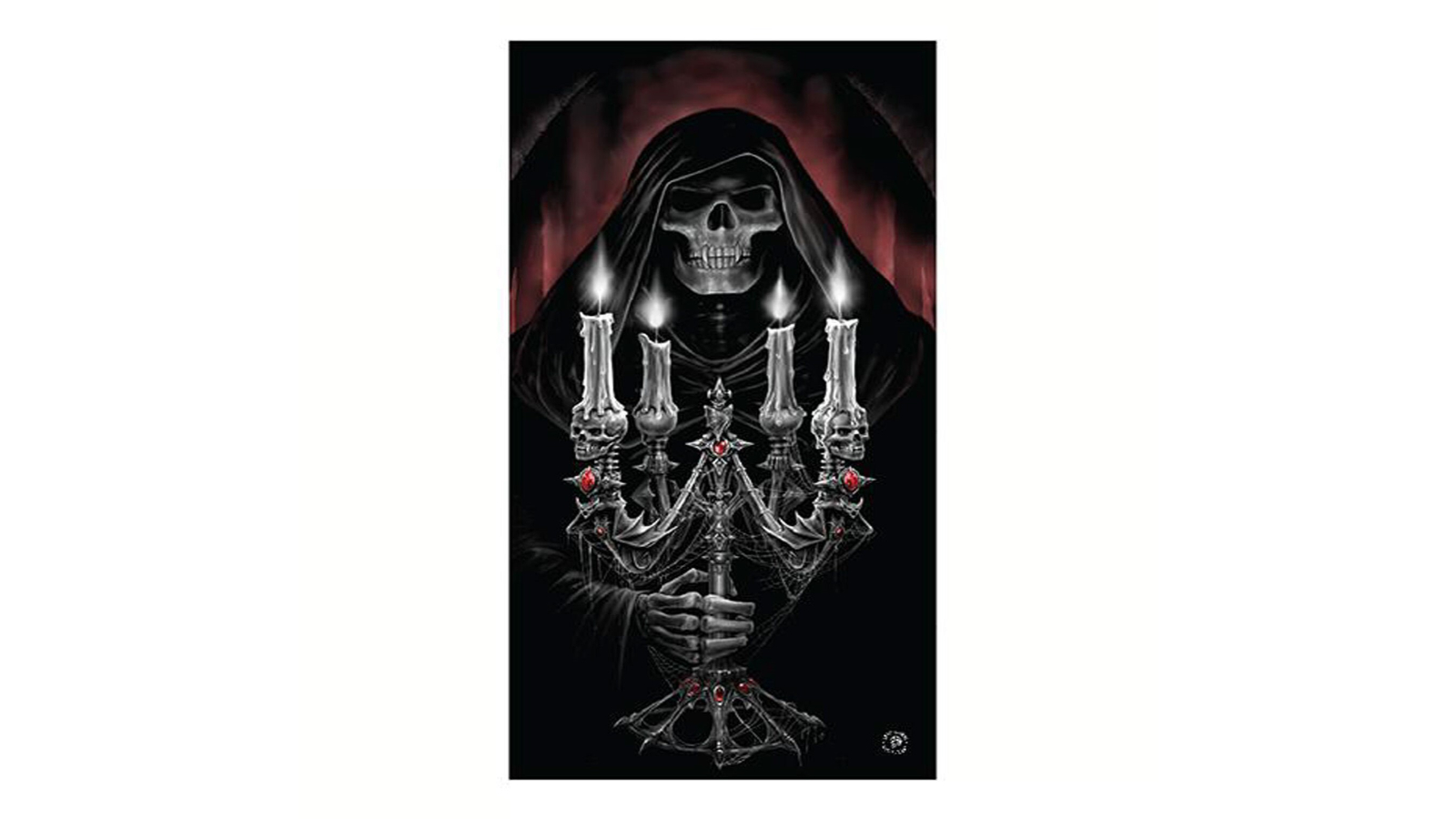 Anne Stokes Fantasy Art Candelabra Beach Towel - 75 x 150cm