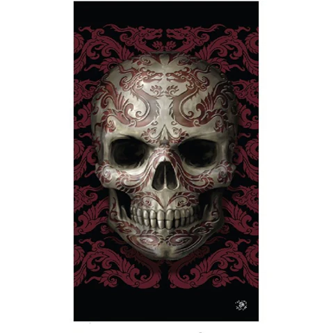 Anne Stokes Fantasy Art Oriental Skull Beach Towel - 75 x 150cm