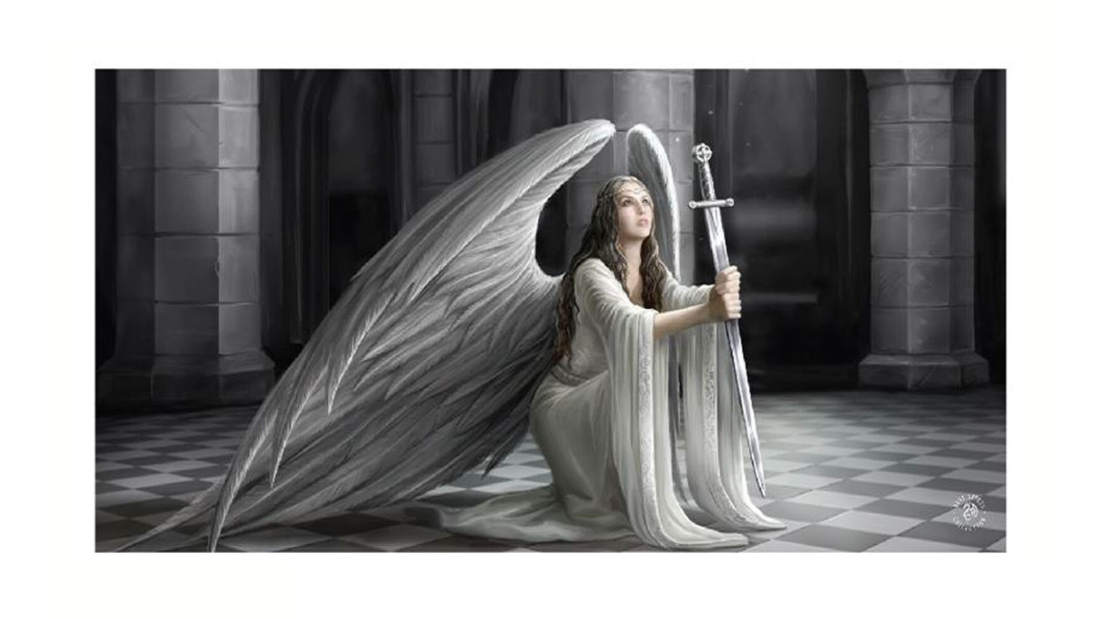 Anne Stokes Fantasy Art The Blessing Beach Towel - 75 x 150cm