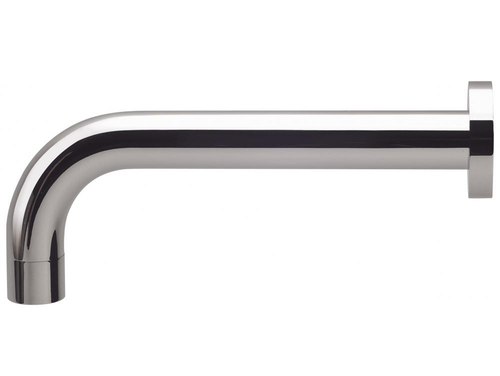 Phoenix Vivid 200mm Curved Wall Bath Outlet - Chrome