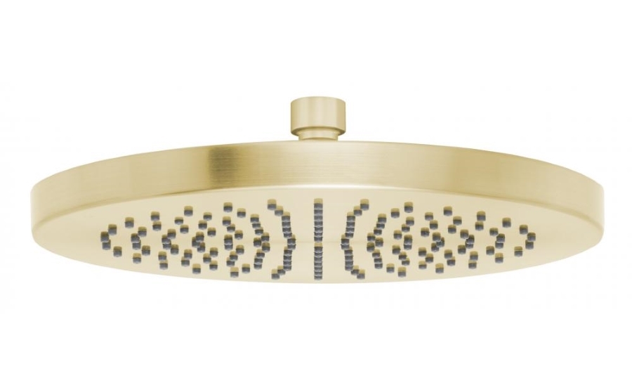 Phoenix Vivid 230mm Round Shower Rose - Brushed Gold