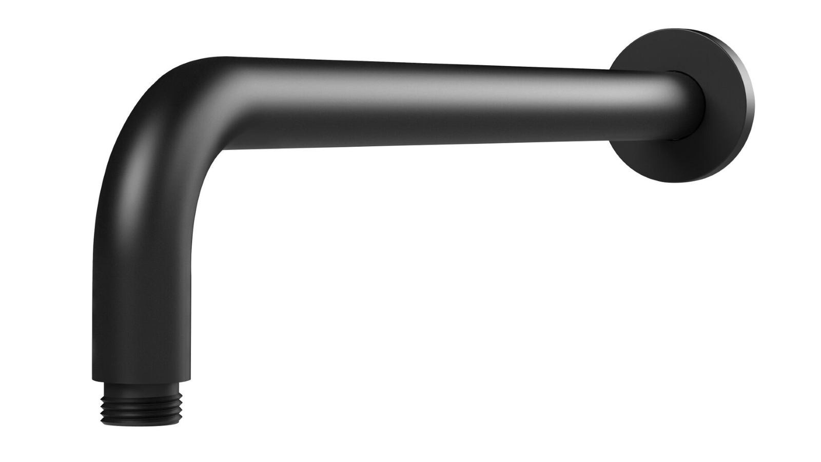 Phoenix Vivid 400mm Round Shower Arm Only - Matte Black