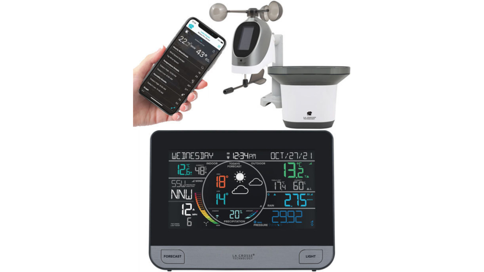 La Crosse V61 Complete Remote Monitoring WIFI Weather Station