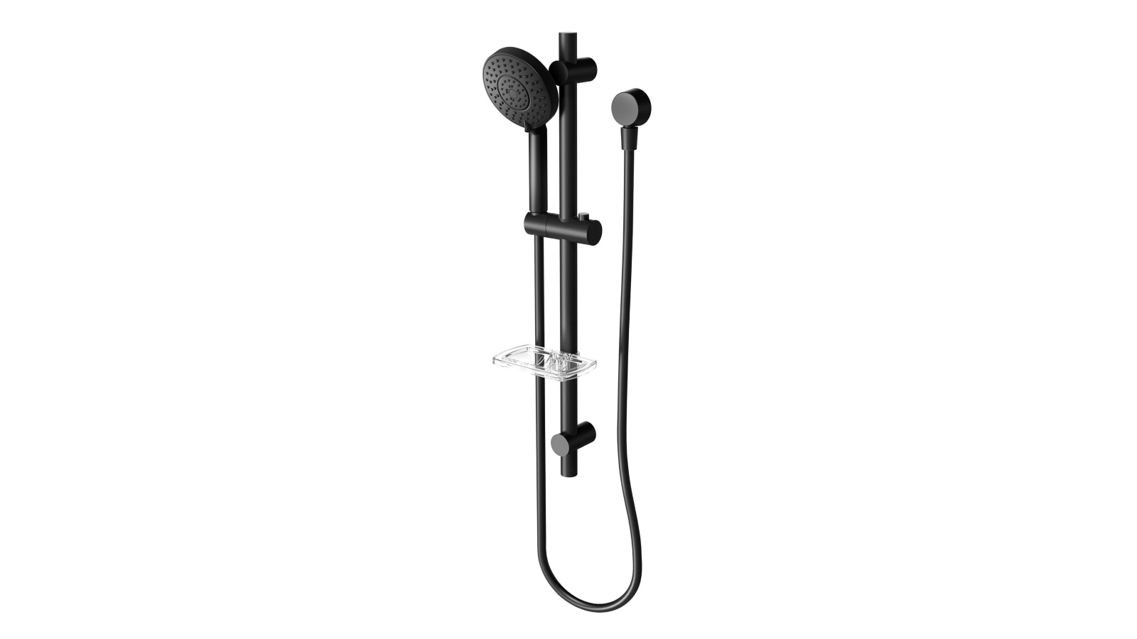 Phoenix Vivid Rail Shower - Matte Black